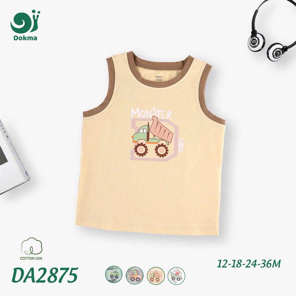 (9-13kg, 9-36M) Áo Ba Lỗ, Áo Sát Nách Bé Trai Bé Gái DA2192 DA2916 DA2875