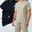 Bộ Cộc Cotton Nam Phong Cách Tối Giản - Form Basic, Màu Dễ Mặc, Sợi Vải Bền Màu