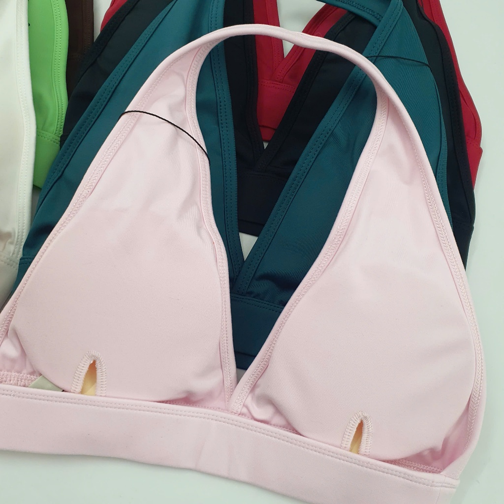 MIDORI SPORT - ÁO BRA CỔ YẾM CY8 - POLLY THUN LẠNH - KÈM MÚT RỜI  - THÍCH HỢP ĐI TẬP GYM , YOGA , AEROBIC