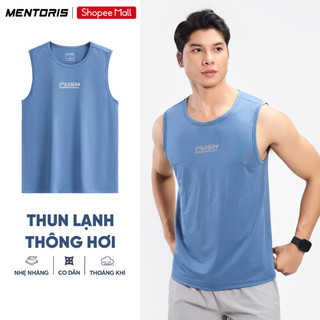 Áo Ba Lỗ Nam MENTORIS Vải Thun Thông Hơi,Form Gọn Gàng,Linh Hoạt Vận Động,Phong Cách Thể Thao MTT02