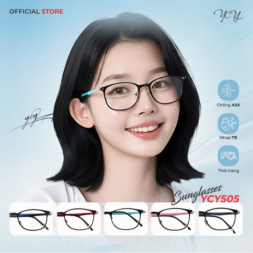 Kính Chống Ánh Sáng Xanh Co Giãn Linh Động, Chất Liệu TR Có Thể Bẻ Chân Kính Để Phù Hợp Với Khung Đầu