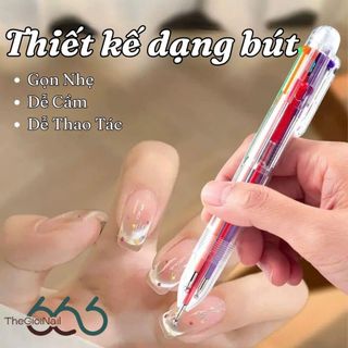 Bút Chấm Bi Nail 5 Đầu 5 Size Đa Năng – Bút Dotting Tool Vẽ Hoa, Chấm Bi, Tạo Họa Tiết Nail Art Tiện Lợi THEGIOINAIL666