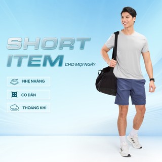 Quần Short Nam Thể Thao MENTORIS Cạp Chun, Vải Gió Thoáng Mát, Chạy Bộ, Gym Vận Động Thoải Mái MSR01