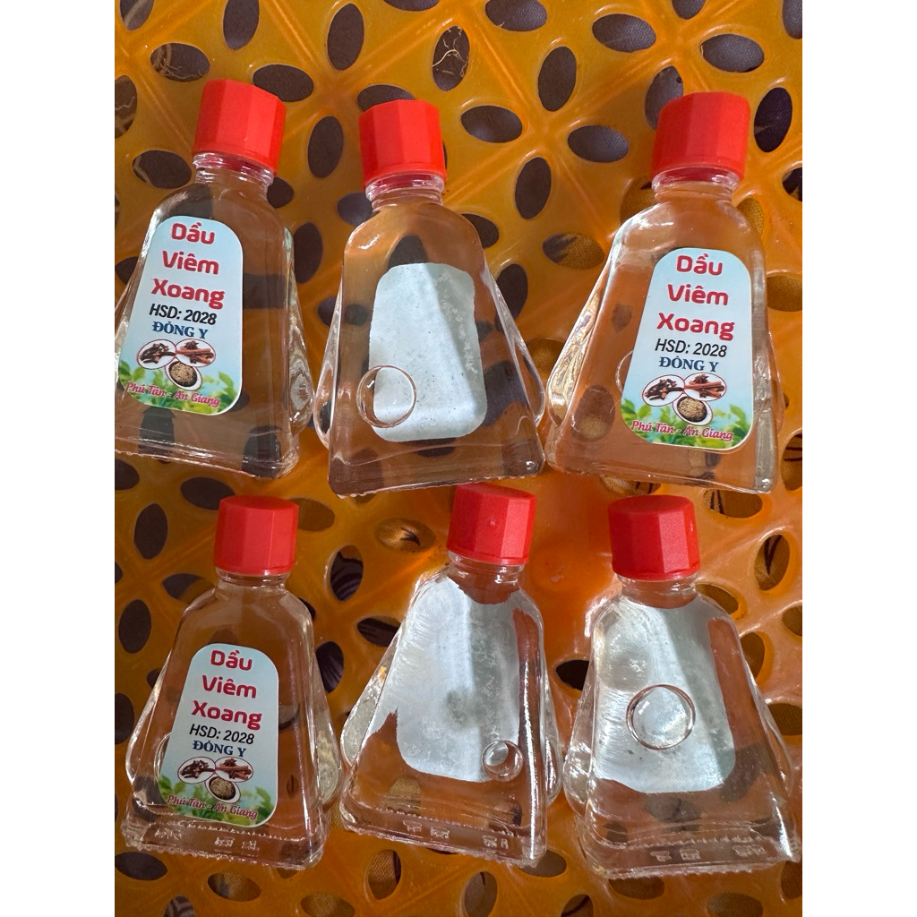 combo 11 chai dầu viêm xoang màu trắng 7ml không rễ đông y