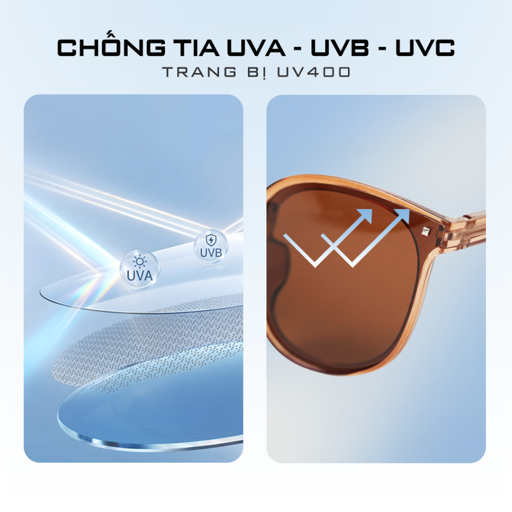 Kính Râm Thời Trang Gập Đời Một Gọng Vuông Bảo Vệ Khi Đi Ngoài Trời, Mắt Kính Thời Trang Chống Nắng, Chống Tia UV kính.