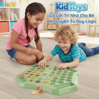 Cờ lật trí nhớ KidToys - đồ chơi giúp trẻ phát triển kỹ năng ghi nhớ màu sắc hiệu quả