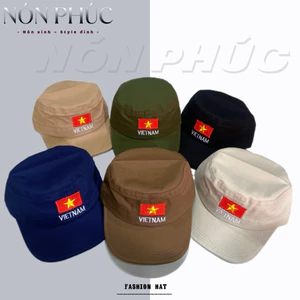 MŨ ĐẦU BẰNG THÊU CỜ VN NAM NỮ