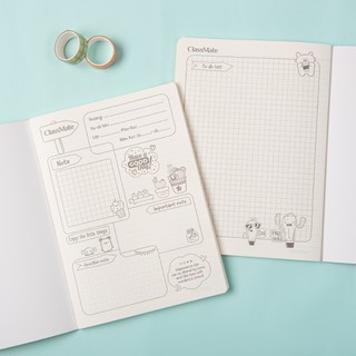 Vở 200 Trang 80GSM Kẻ Ngang ClassMate Giấy Vàng Tráng Keo, Chống Mỏi Mắt Và Viết Bút Gel, Highlight Không Bị Thấm