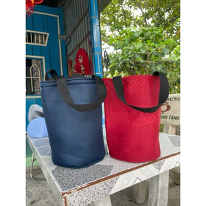 Combo 2 túi đựng phích nước đá vải bố dày dặn [BÌNH NHỰA] 1L-2L-3L-4L GIAO MÀU NGẪU NHIÊN