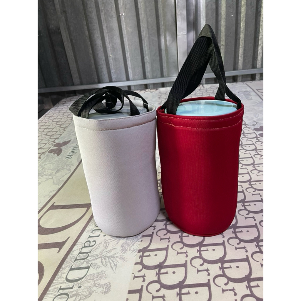Combo 2 túi đựng phích nước đá vải bố dày dặn [BÌNH NHỰA] 1L-2L-3L-4L GIAO MÀU NGẪU NHIÊN