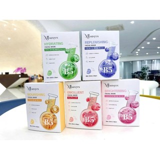 Hộp 10 Mặt Nạ Giấy MINJYN Tinh Chất Vitamin B5 Cấp Ẩm Cho Da Mịn Màng 20ml, cấp ẩm dưỡng trắng, làm mịn màng da