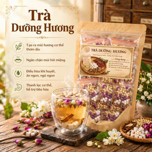 Trà Dưỡng Hương tạo mùi hương cơ thể thơm dịu, ngăn chặn mùi hôi miệng