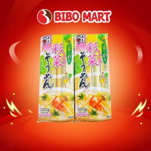 Mì Somen Itsuki Vị Rau Củ Nhật Bản 320g Giàu Dinh Dưỡng Màu Sắc Tự Nhiên Cho Bé - Bibomart