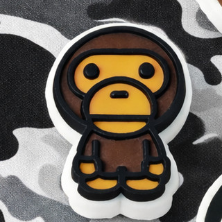 Set Charm BAPE Khỉ Ape Camo Xanh Hồng Street Style 3D Siêu Ngầu Gắn Dép Crocss Cá Tính Độc Lạ Phong Cách Đường Phố