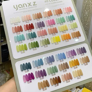 -Set Sơn Thạch Đục YanXz 40 Màu Hottrend Cao Cấp - Tặng Kèm Bảng Màu