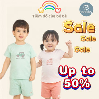 6m-4y | Tổng hợp mẫu sale hè Bubaby chất liệu mềm mát, thoáng, dịu nhẹ cho bé trai và bé gái