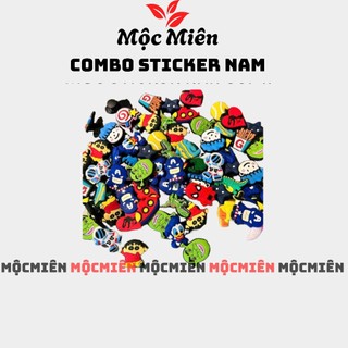 Combo STIKER Gắn Dép Nam Nữ Siêu Dễ Thương  Gắn Dép Tổ Ong Dép Sục Chất Lượng Cao Siêu Bền