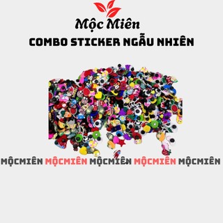 Combo STIKER Gắn Dép Nam Nữ Siêu Dễ Thương  Gắn Dép Tổ Ong Dép Sục Chất Lượng Cao Siêu Bền