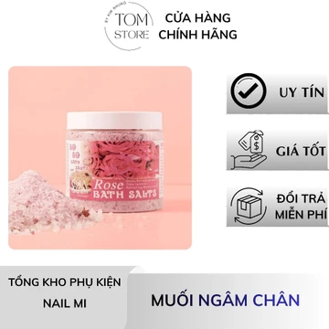 Muối ngâm chân spa BoBo, Hũ muối massage chà gót chân 500gr hàng chính hãng [TOM STORE-PHỤ KIỆN NAIL MI]