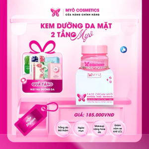 KEM DƯỠNG DA MẶT 2 TÂNG MYÔ Hỗ trợ sáng da mờ thâm giảm nám tàn nhang làm đẹp da Dưỡng ẩm chăm sóc da
