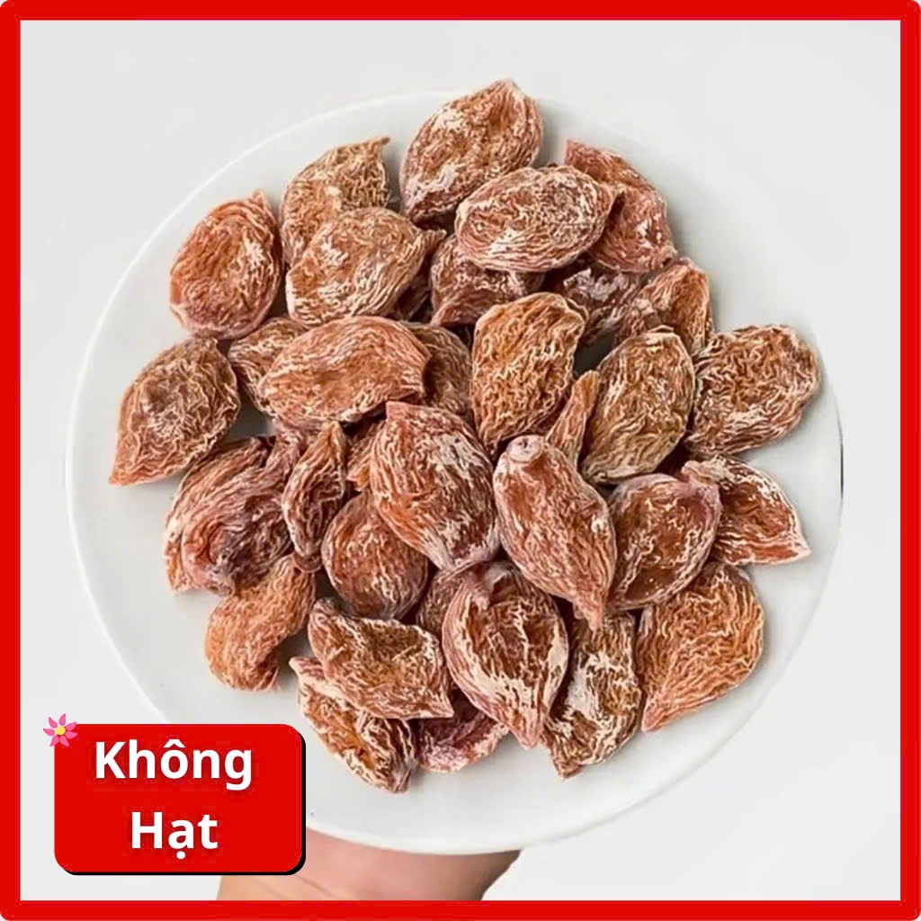 Ô mai xí muội không hạt loại 1 dẻo mềm chua ngọt mặn nhẹ, xí muội thịt ăn vặt cực ngon, HTC Food