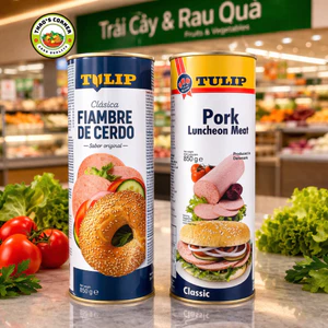 Thịt Heo Hộp Tulip 850g - Đan Mạch | Tulip Pork Luncheon Meat 850g