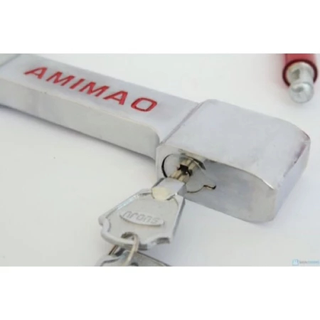 Khóa chữ U Amimao cỡ to, khóa U Amimao chống cắt, chống trộm an toàn