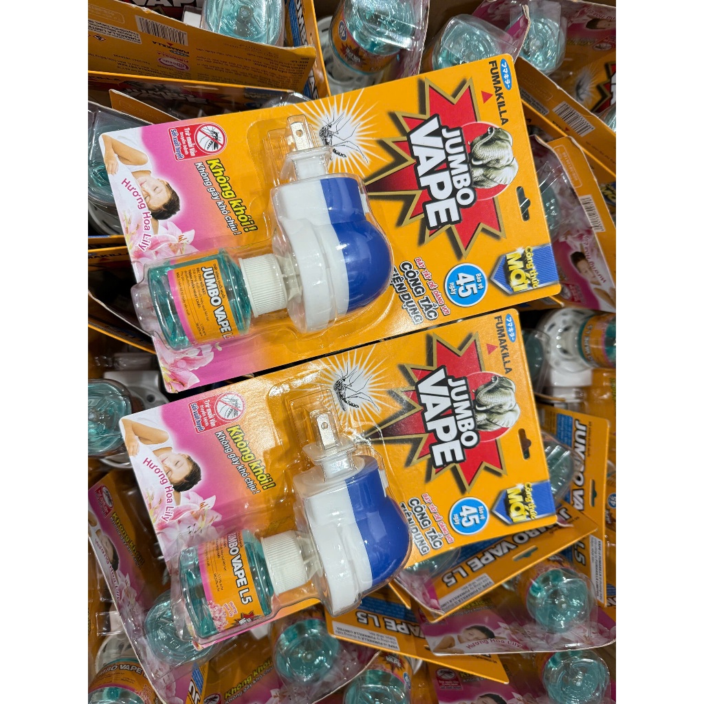 Bộ Xông Đuổi Muỗi Và Chất Xông Đuổi Muỗi JUMBO