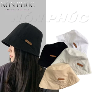 MŨ BUCKET KAKI CỤP XÉO UNISEX NAM NỮ