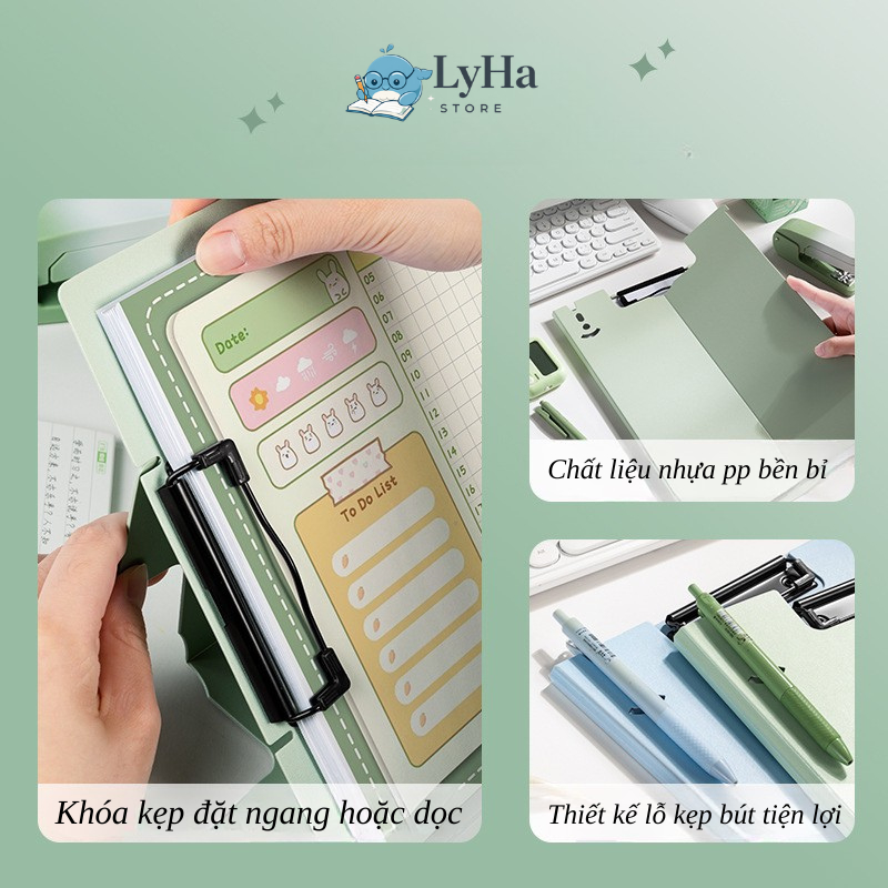 Bảng Kẹp Tài Liệu A4 Đứng , Bìa Trình Ký Nhựa Có Kẹp Gập Được, Kẹp File Tài Liệu Cho Học Sinh , Nhân VIên Văn Phòng