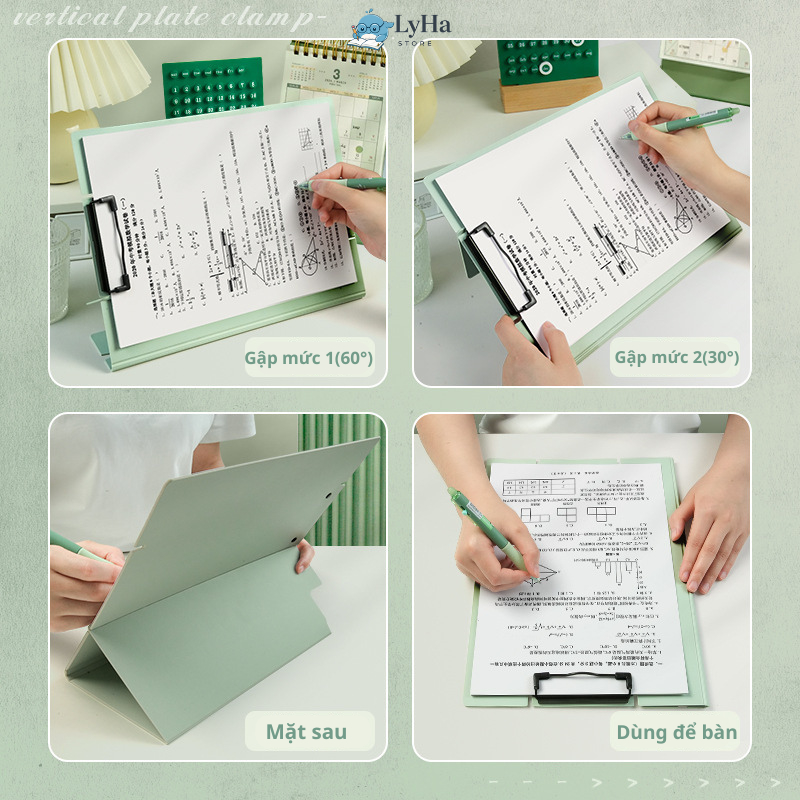 Bảng Kẹp Tài Liệu A4 Đứng , Bìa Trình Ký Nhựa Có Kẹp Gập Được, Kẹp File Tài Liệu Cho Học Sinh , Nhân VIên Văn Phòng