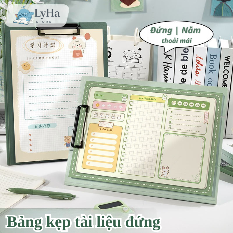 Bảng Kẹp Tài Liệu A4 Đứng , Bìa Trình Ký Nhựa Có Kẹp Gập Được, Kẹp File Tài Liệu Cho Học Sinh , Nhân VIên Văn Phòng