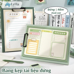 Bảng Kẹp Tài Liệu A4 Đứng , Bìa Trình Ký Nhựa Có Kẹp Gập Được, Kẹp File Tài Liệu Cho Học Sinh , Nhân VIên Văn Phòng