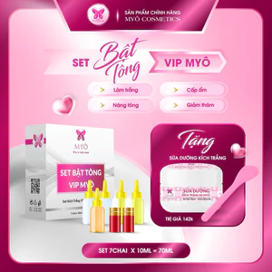 SET BẬT TÔNG VIP MYÔ. (Tặng kèm hủ sữa dưỡng kích trắng da body 150gr)