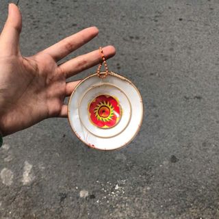 [Handmade] Móc Khóa Nón Lá Cờ Đỏ Sao Vàng – Quà tặng lưu niệm ý nghĩa dịp 30/4 , 2/9 (Size 6.5cm)