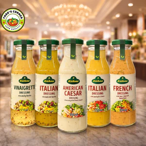 Sốt Salad Đức Kuhne 250ml – Vinaigrette / Italian / Caesar / French / Honey Mustard/ Island – Sốt Trộn Eat Clean Cao Cấp
