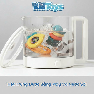 Bộ gặm nướu 10 món KidToys – đồ chơi lục lạc có hộp vali cho bé