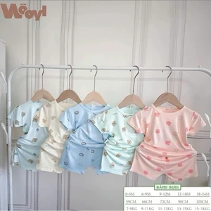 Kembaby - Combo 5 bộ cộc thun lạnh cho bé trai và bé gái