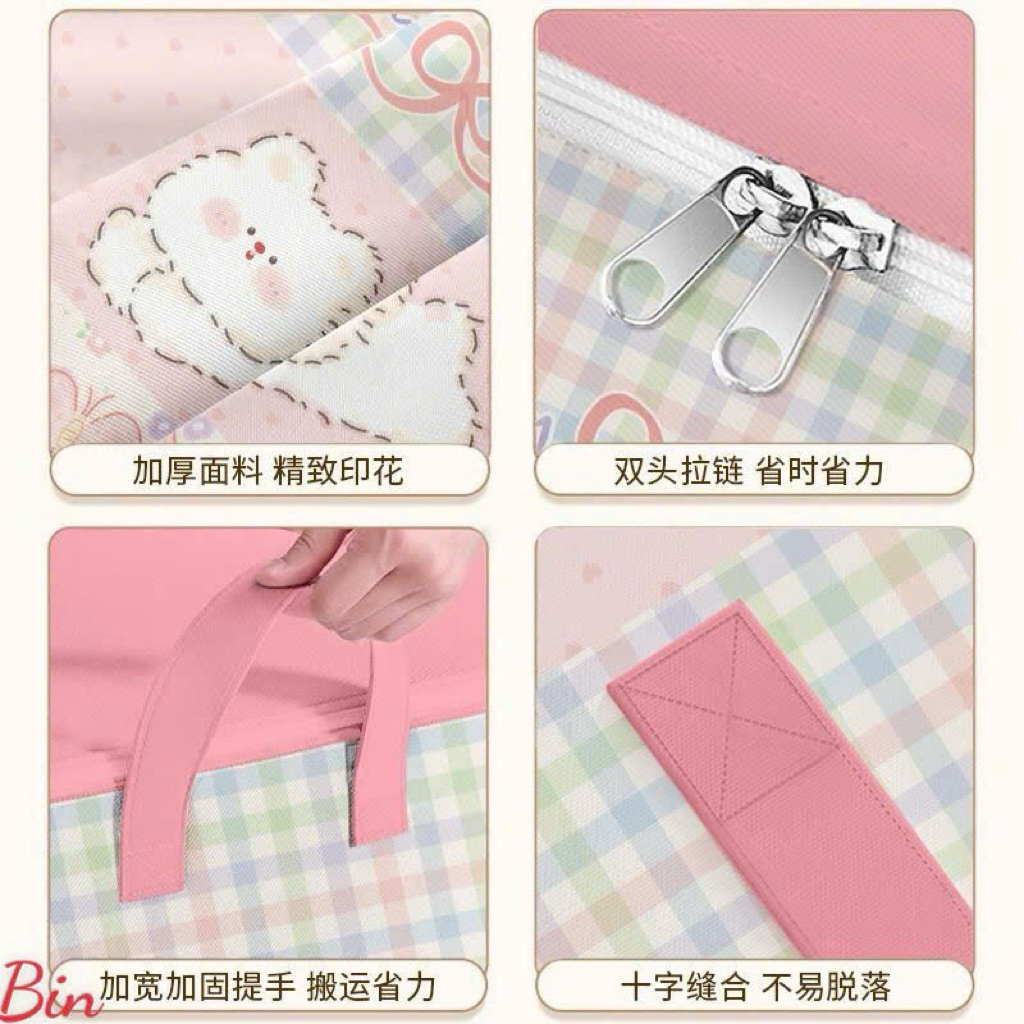 Túi Đựng Đồ Đa Năng Size To 150L Hoạ Tiết Xinh Xắn ( Không Có Khung )
