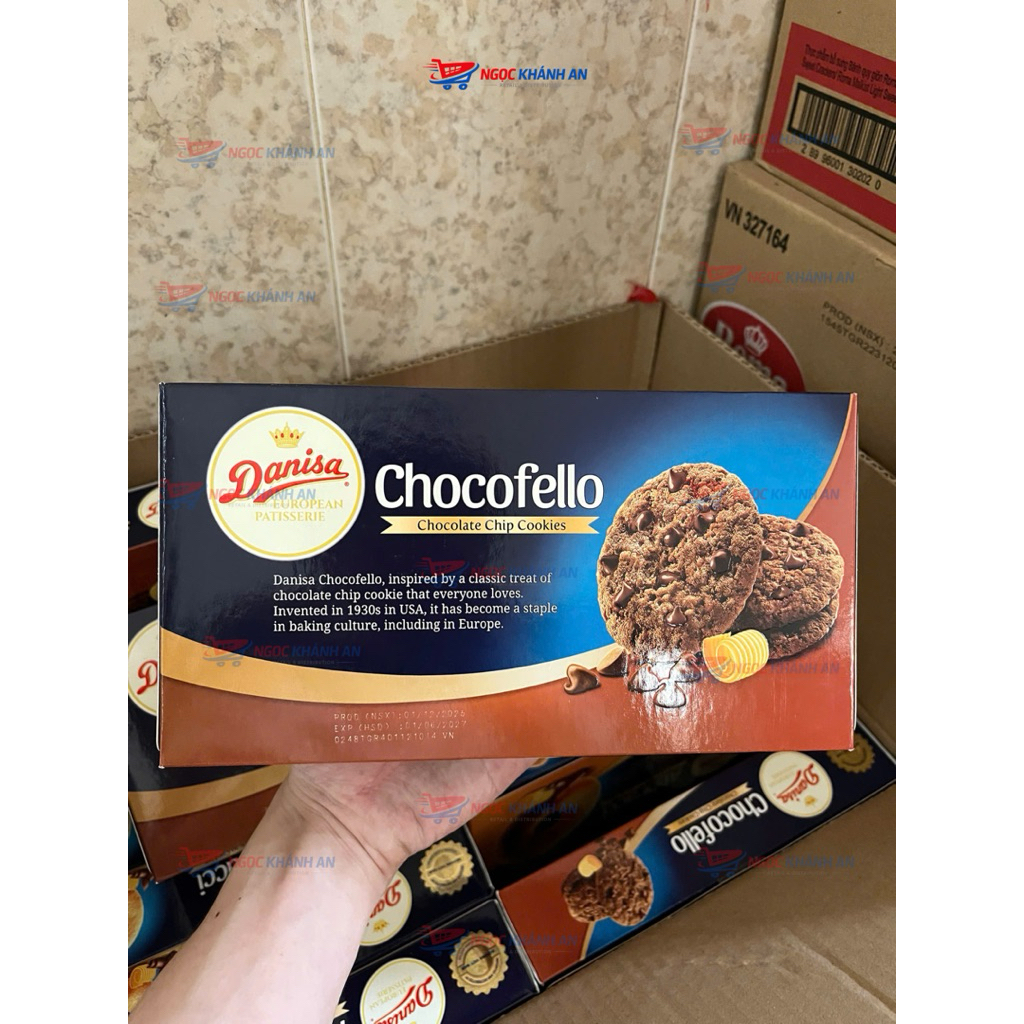 Bánh Quy Bơ Cacao Danisa Abbracci 168G