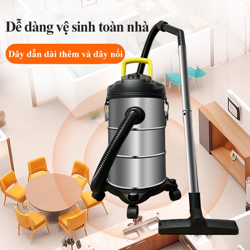 Máy hút bụi công nghiệp gia đình công suất lớn 1200W dung tích 20L tích hợp 3 chế độ hút bụi hút nước thổi gió sử dụn