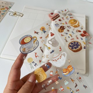 Sticker Mind Wave Secret Friends chất PET full 9 mẫu