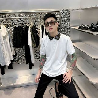 Polo Nam Basic Phối Cổ Caro Sang Trọng  Chất Liệu Mềm Mịn Thoáng Mát, Chuẩn Style Hàn Quốc Cực Hot