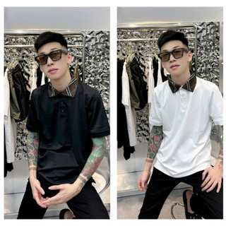 Polo Nam Basic Phối Cổ Caro Sang Trọng  Chất Liệu Mềm Mịn Thoáng Mát, Chuẩn Style Hàn Quốc Cực Hot
