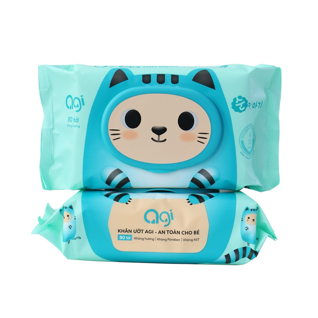 Set 6 gói khăn ướt Agi 100 tờ