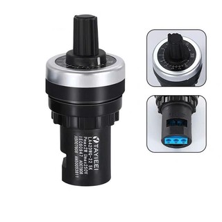 Biến trở LA42DWQ phi 22mm lắp tủ điện, chiết áp 5K, 10K, 500K biến tần điều khiển