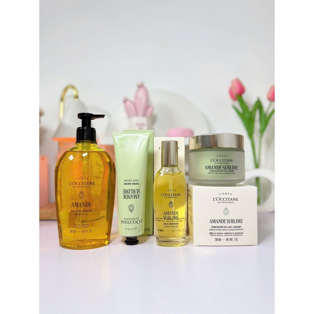 (mẫu mới) Dầu tắm hạnh nhân Locci Almond Shower Oil 250ml 500ml