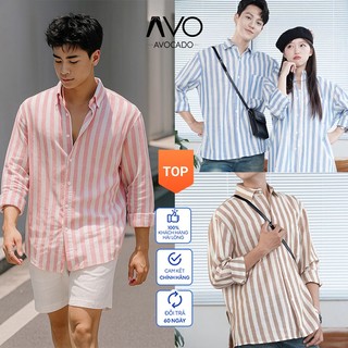 Áo sơ mi nam dài tay Áo cộc nam chất Đũi Lưới không nhăn xù thấm hút mồ hôi kiểu dáng hàn quốc chính hãng Avocado