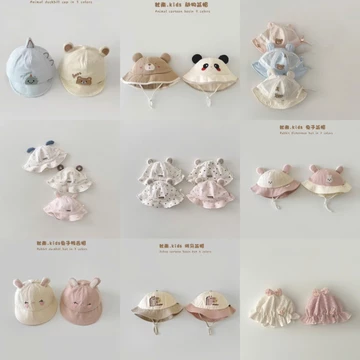 Phụ kiện mũ hè bé trai bé gái- Mũ chống nắng, mũ lưỡi trai, mũ ren, mũ nơ bé gái bé trai sơ sinh cực dễ thương