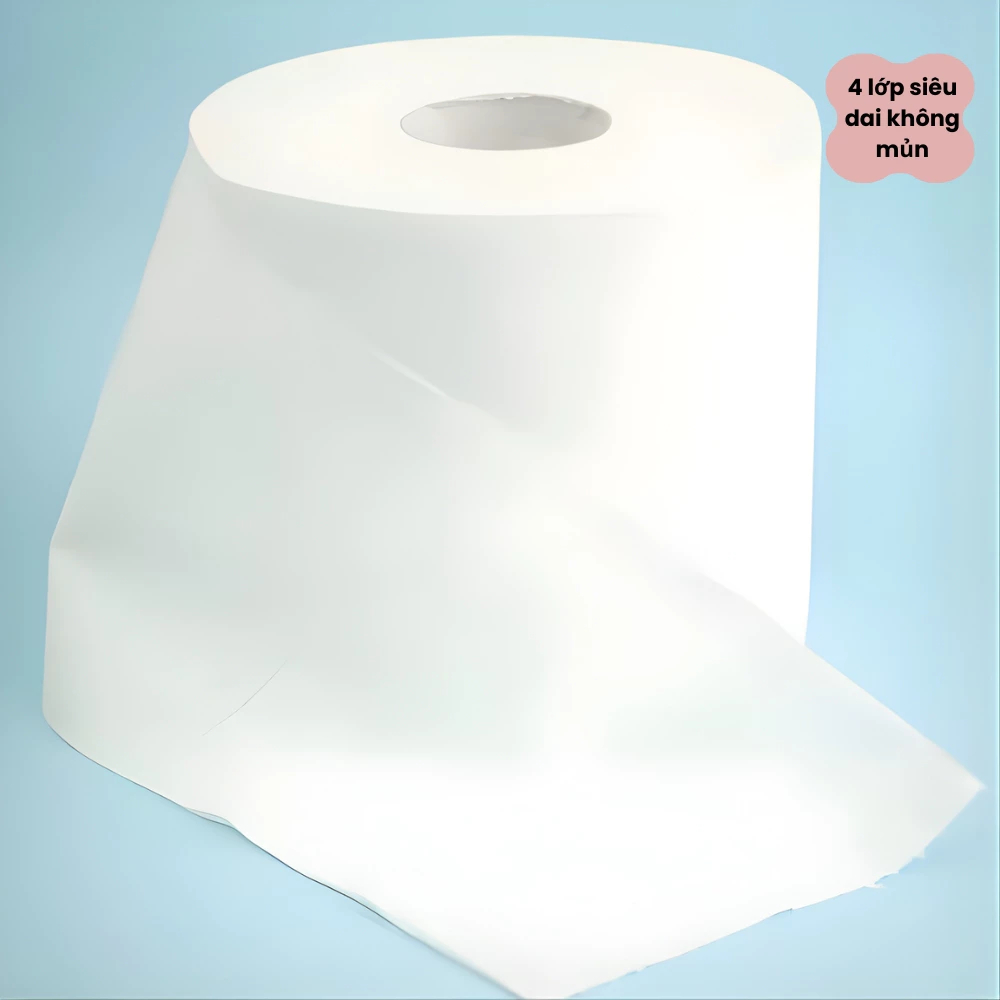 [HỎA TỐC] Giấy Vệ Sinh Silkwell Combo 3 Dây Sếu 12 Cuộn/4 Lớp CÓ LÕI - Dai Mềm Mịn Tan Nhanh Trong Nước